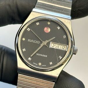 Rado Voyager 636.3487 Automatic 25-J Day-Date 32mm SS Unisex Luxury Watch